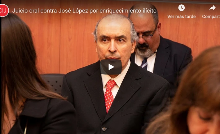 José López condenado a seis años de prisión. Los millones de los bolsos irán al Garraham y al Gutierréz