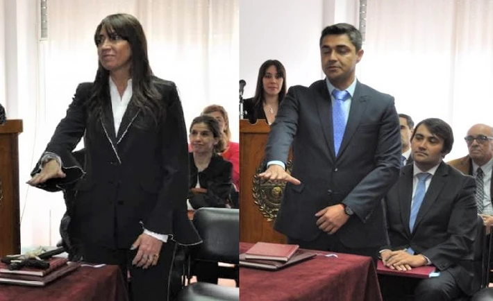 Romina Saúl y Lisandro De La Torre asumieron sus nuevos cargos en la justicia