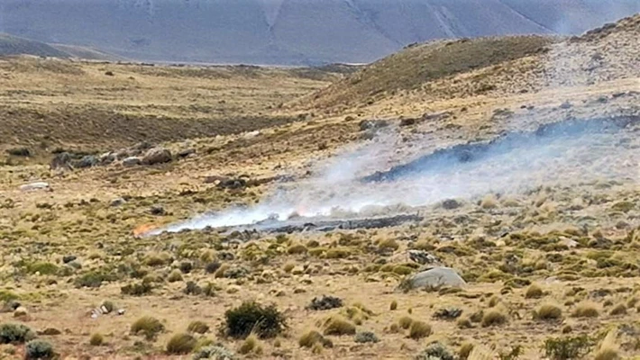 Ya fue extinguido el incendio de pastizales cerca de El Chaltén