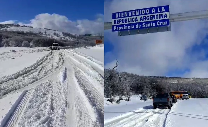Familias varadas por acumulación de nieve expresaron su malestar: "del lado chileno ya pasaron las máquinas, nosotros, una vergüenza"