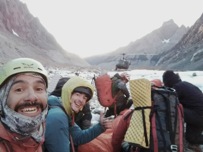 El Chaltén: arriesgado rescate de un montañista que intentaba un ascenso en un área remota